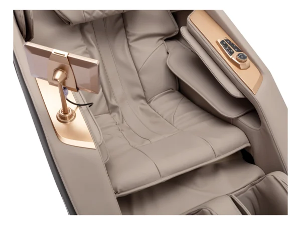 Fauteuil massant en simili -Système zero gravité - Beige - MOWATA