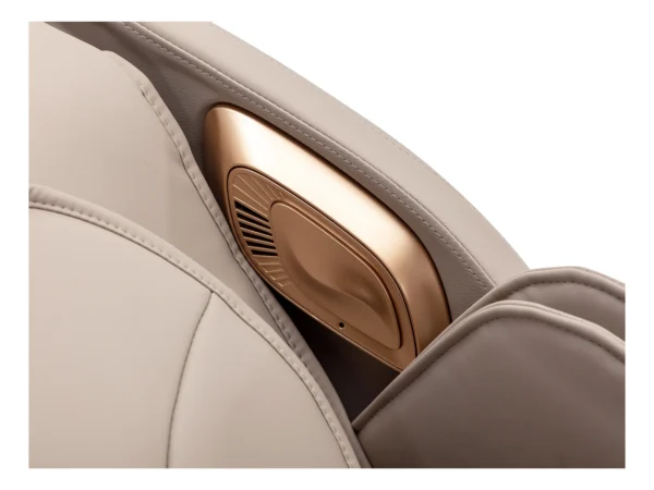 Fauteuil massant en simili -Système zero gravité - Beige - MOWATA