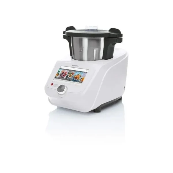 2 Robot de Cuisine - SilverCrest - Monsieur Cuisine Connect SKMC 1200 B2 - 1200W - 10 Fonctions - Blanc