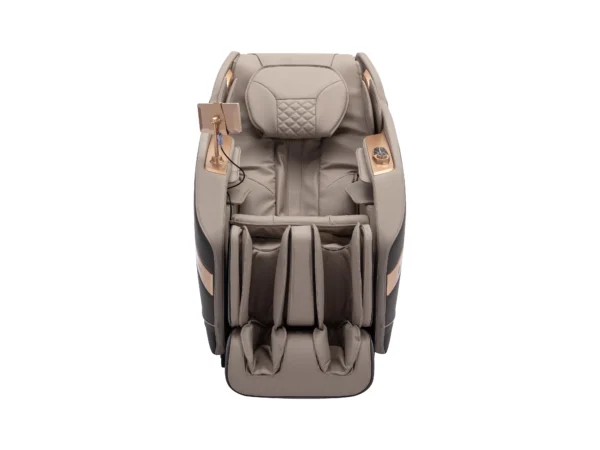 Fauteuil massant en simili -Système zero gravité - Beige - MOWATA