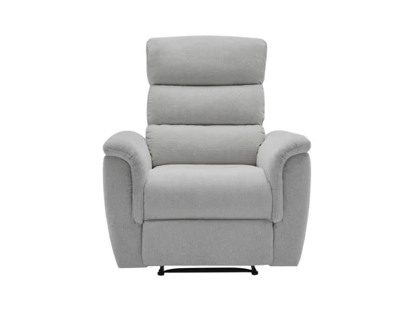 Fauteuil relax électrique en tissu gris clair CARTASIA