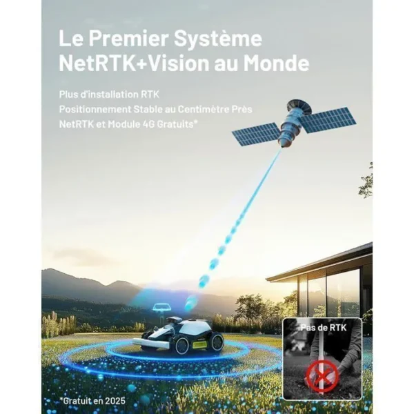 Robot Tondeuse Mammotion LUBA Mini AWD 800