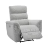 Fauteuil relax électrique en tissu gris clair CARTASIA