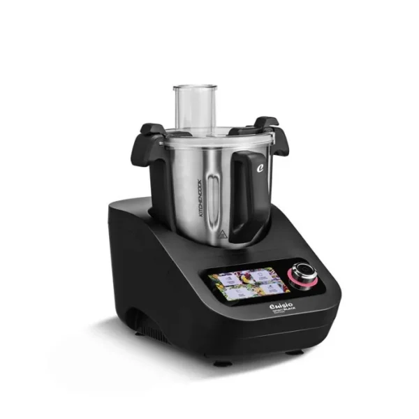 4 Kitchencook - Robot Cuiseur Multifonction Connecté 3l - Ecran Tactile - 12 Vitesses - 1000 Recettes Intégrées - Balance Intégrée