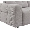 Canapé 3 places en tissu texturé gris clair SOPELANA
