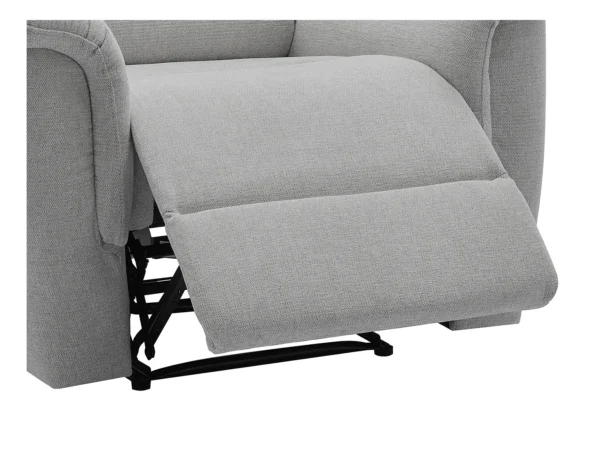 Fauteuil relax électrique en tissu gris clair CARTASIA