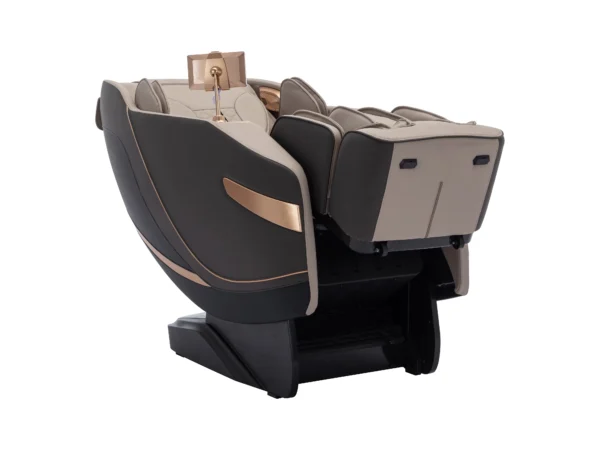 Fauteuil massant en simili -Système zero gravité - Beige - MOWATA