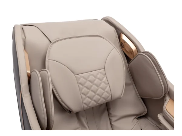 Fauteuil massant en simili -Système zero gravité - Beige - MOWATA