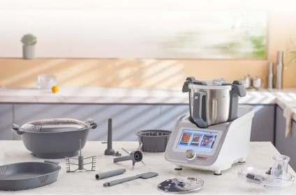 Robot Cuiseur Connecté 800 Recettes Cuisioxtconnect Gris Kitchencook